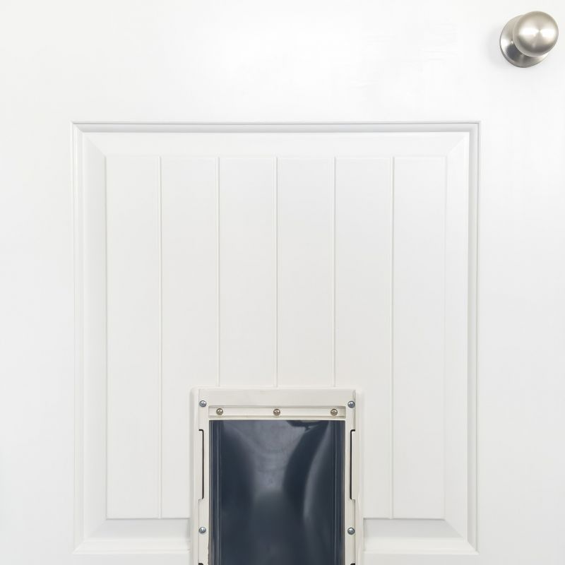 Dog Door Installation detail